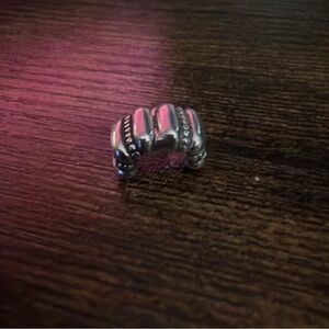 Pandora Dots and Ridges Barrel Clip